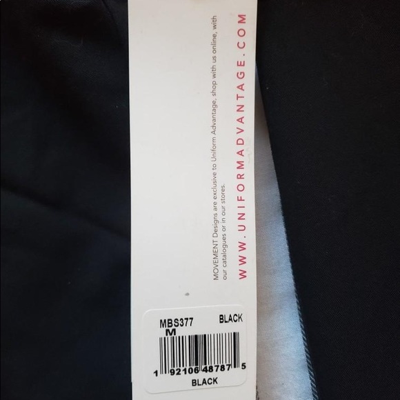 Black Movement Scrubs top and bottom - Picture 5 of 5